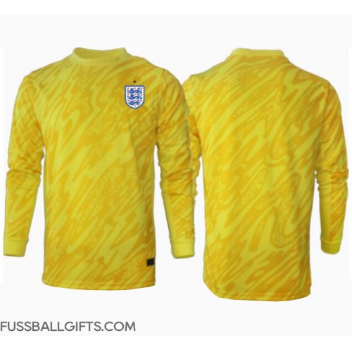England Torwart Fußballbekleidung Auswärtstrikot EM 2024 Langarm